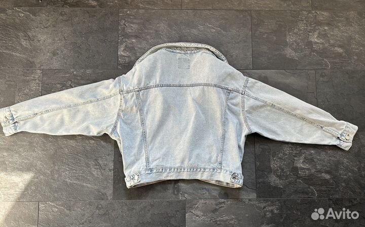 Джинсовая куртка женская оверсайз