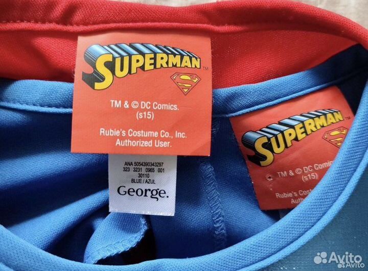 Костюм супермена 110-116 George
