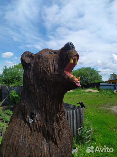 Резной - мишка