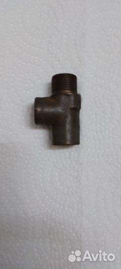 Тройник бронзовый для заз, новый, Советский