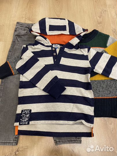Вещи пакетом на мальчика 104 110