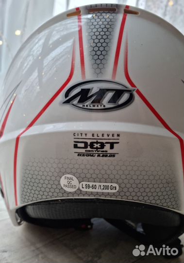Мотоцикловый открытый шлем MT-Helmets