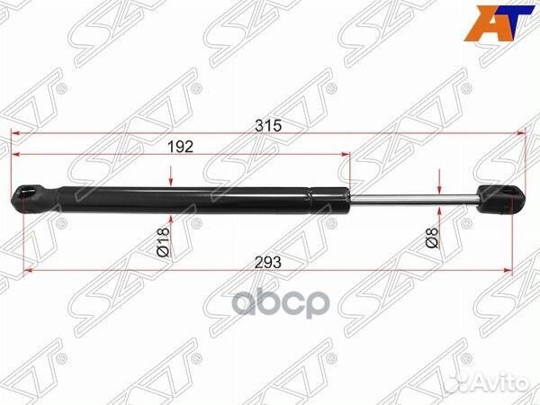 Амортизатор капота volvo S60 II 10/V60 10- ST