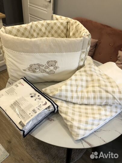 Набор постельного белья для новорожденных