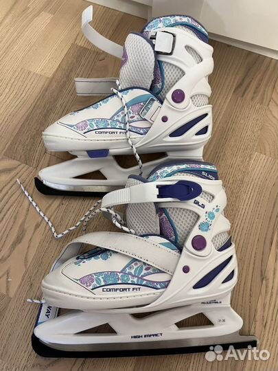 Коньки детские раздвижные nordway 31 36