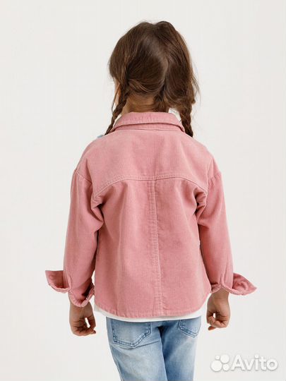 Рубашка вельветовая sela, 122-128