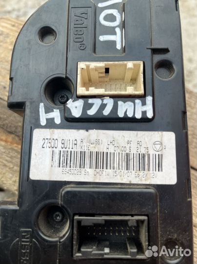 Блок управления климатом nissan note