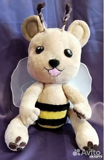 Мягкая игрушка Мишка - пчела