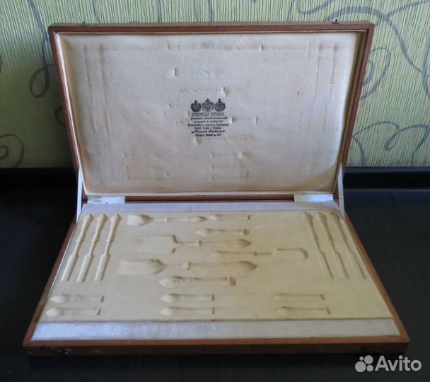 Коробка футляр под столовое серебро Николай Линден