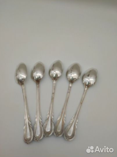 Ложка кофейная 13 гр, серебро Ag 925 проба нач