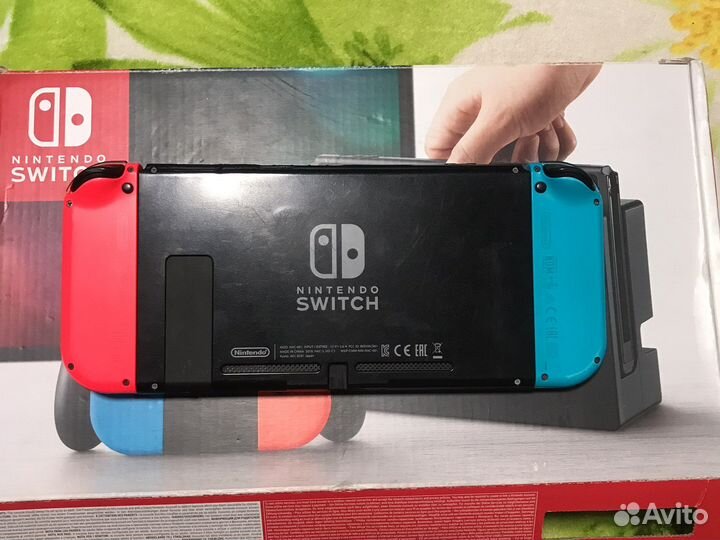 Nintendo switch rev 1 с играми