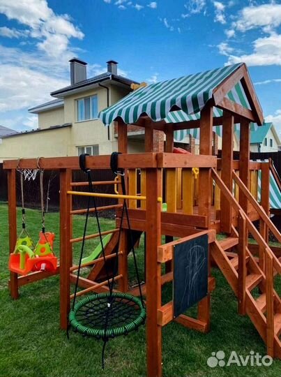 Детский уголок (домик + песочница) с доставкой