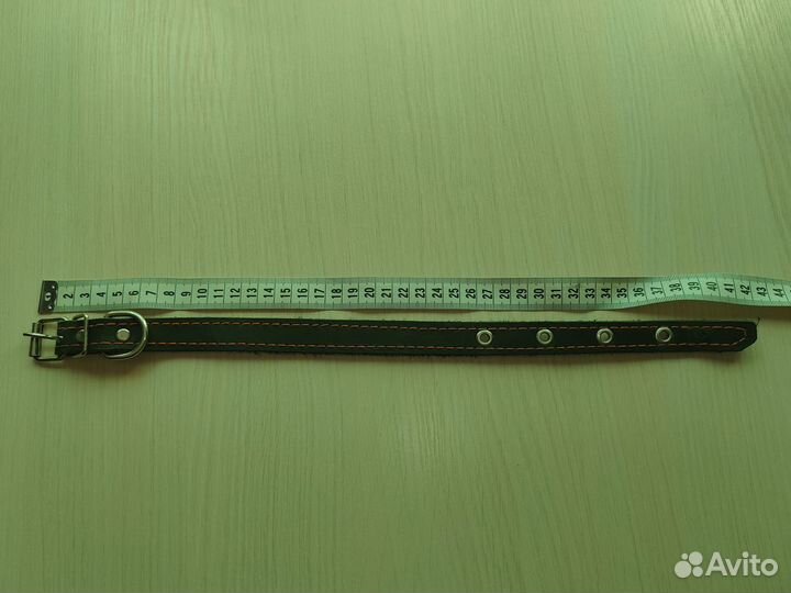 Ошейник для собак из натуральной кожи 41 см