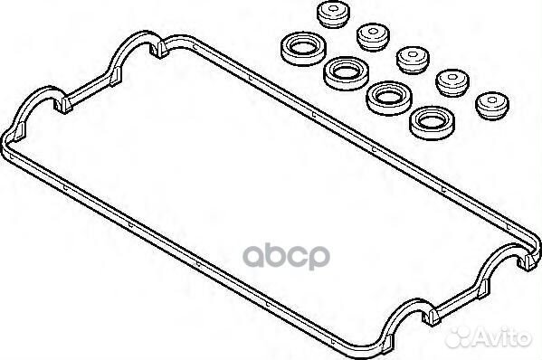 Комплект прокладок клапанной крышки Honda Prelu