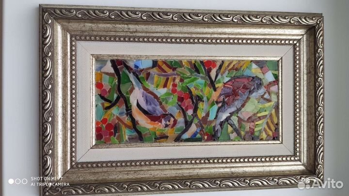 Картина из стекла