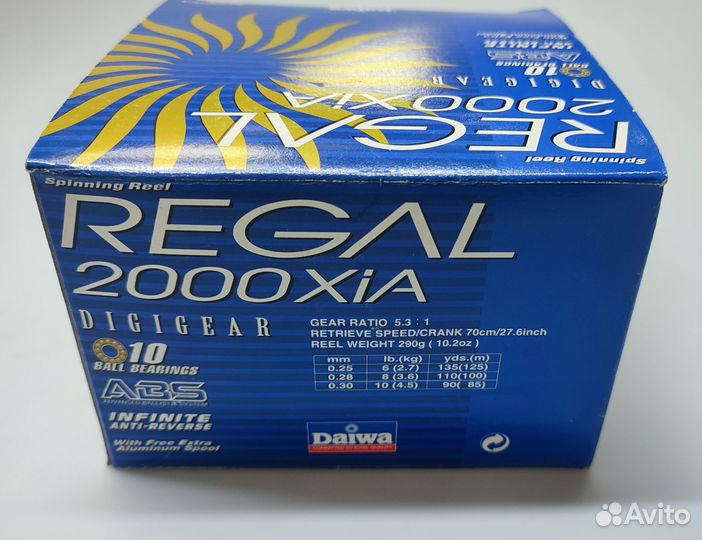 Катушка Daiwa Regal 2000 XiA