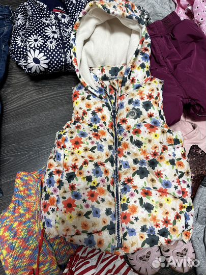 Огромный пакет вещей для девочки 104