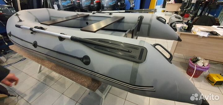 Лодка пвх Triton Air 330 серая