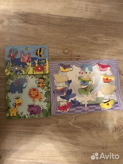 Деревянные пазлы