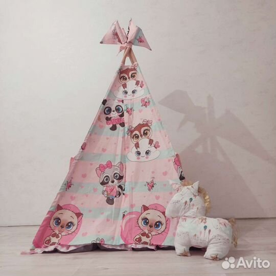 Вигвам для детей / Палатка / шатер, новый, сердце