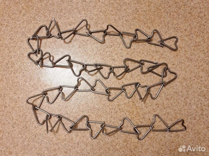 Гирлянда из гвоздей - сердец