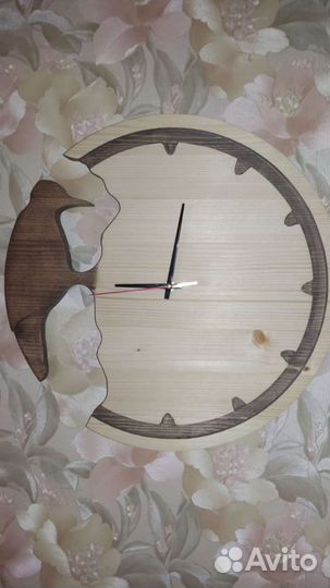 Часы настенные ручной работы