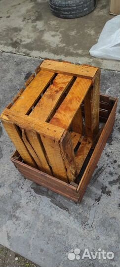 Ящики деревянные для фруктов, овощей и декора