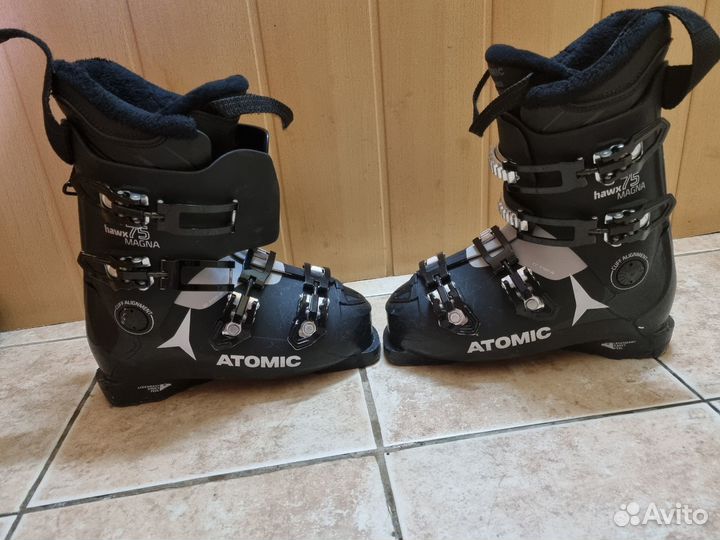 Горные лыжи + ботинки 26,5 (40-41 размер)
