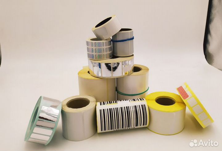 Термоэтикетки эко, полуглянцевые этикетки