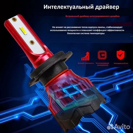 Автомобильные светодиодные LED лампы K5 H7 H11 H4