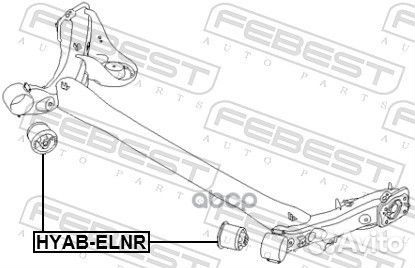Сайлентблок задней балки Hyundai Elantra 12