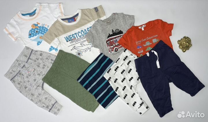 Пакет брендовых вещей на мальчика 62-68