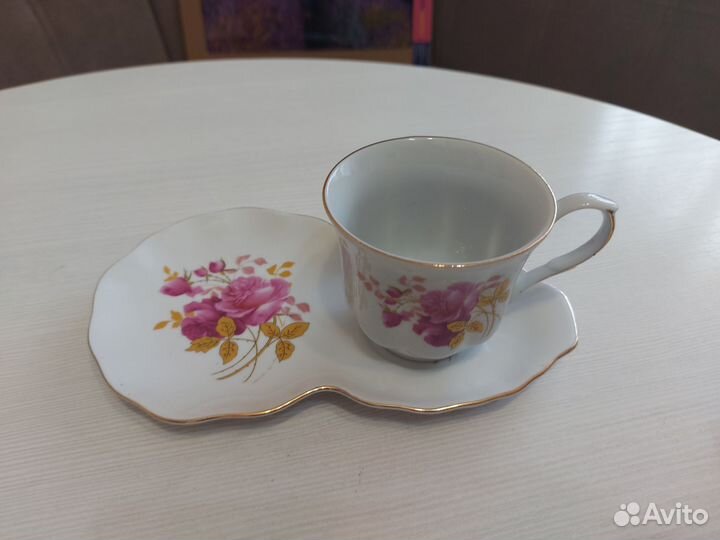 Чайный набор. Чашка с блюдцем. Кружка