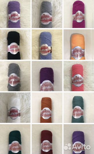 Пряжа в ассортименте