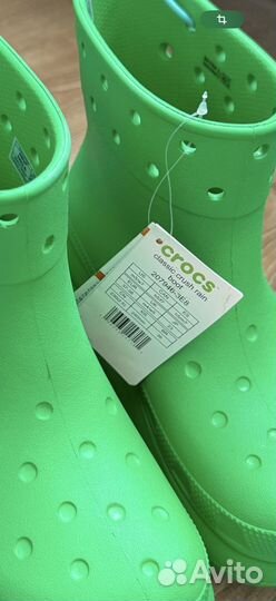 Резиновые сапоги crocs crush 38, 39, 40 оригинал