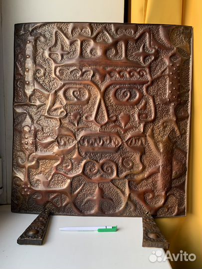 Панно чеканка авторская винтаж