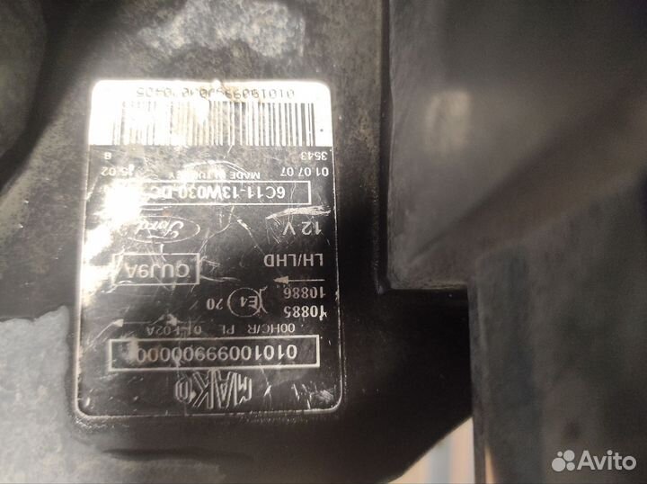 Блокфары ford transit 2006-2014г