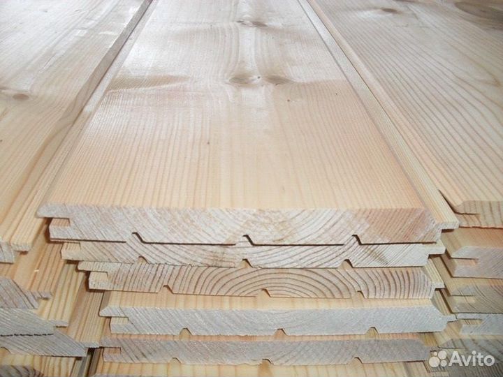 Вагонка сосна, 12,5х96 мм, Сорт ав