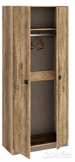 Детская «Пилигрим» (Дуб Каньон светлый, Фон серый)