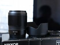 Объектив Nikon Nikkor Z 35mm 1.8 рст