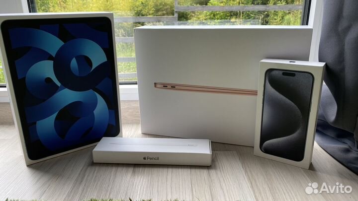 Коробки от техники apple iPhone macbook iPad