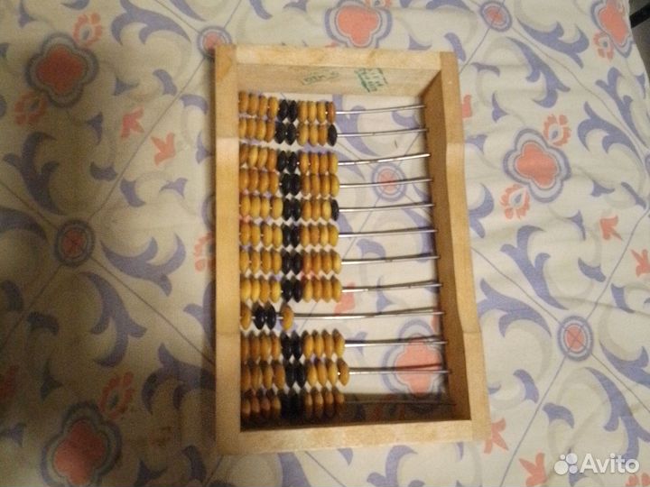 Деревянные счеты детские СССР
