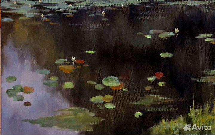 Картина пейзаж масло 40х60