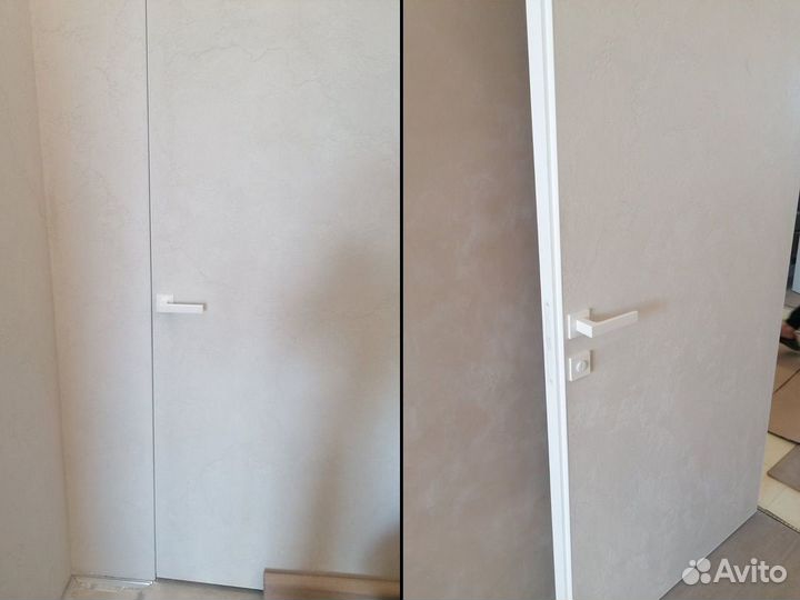 Скрытые двери с фурнитурой