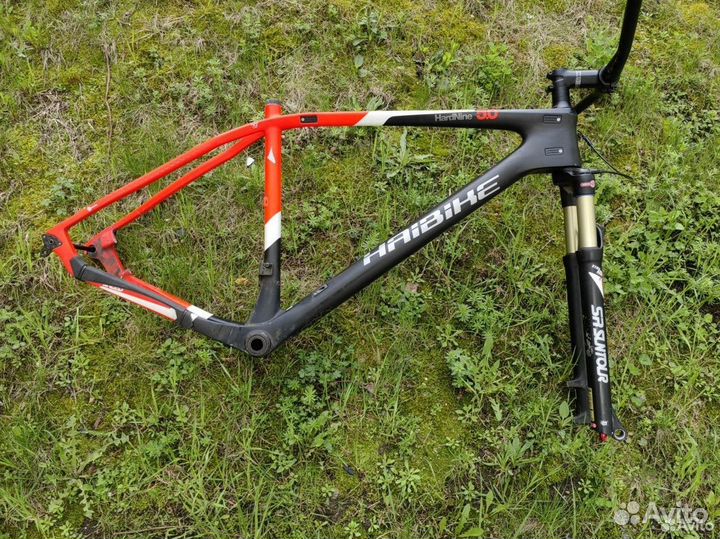 Карбоновая рама Haibike Greed + воздушная вилка