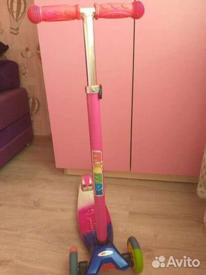 Самокат детский трехколесный бу
