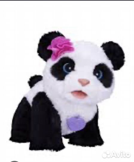 Котёнок Бутси FurReal Friends, снежный барс, панда