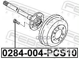 Шпилька колёсная (10 шт. в уп./цена за упаковку