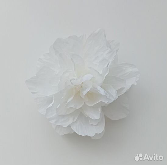 Брошь цветок айвори 12 см