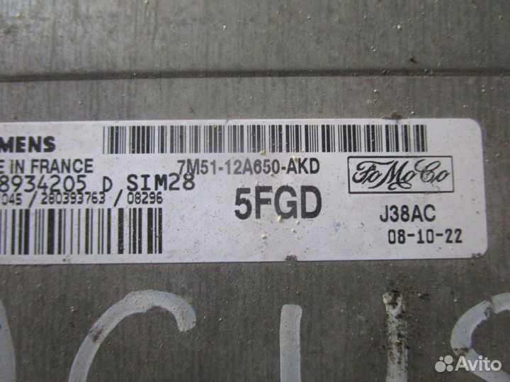 Блок управления двс Ford Focus 2